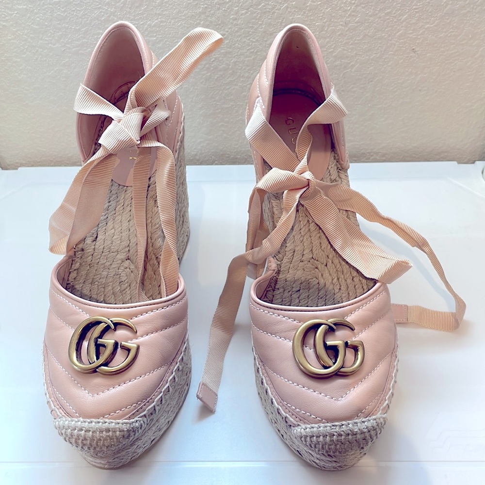 Gucci espadrille with double-G logo